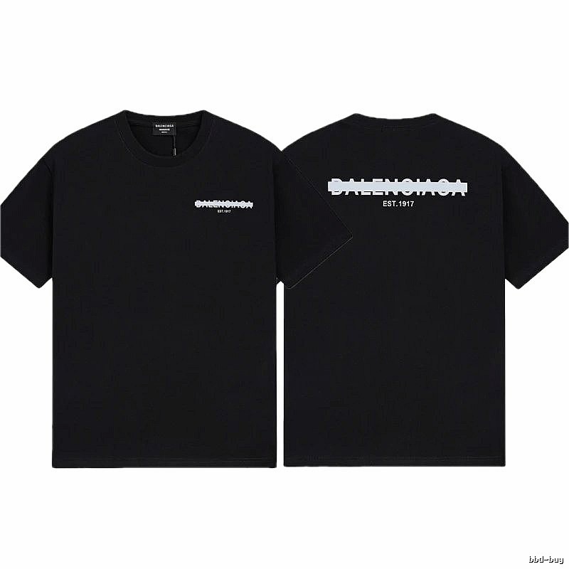 Balenciaga LOGO Printed Street Style Black T-shirt