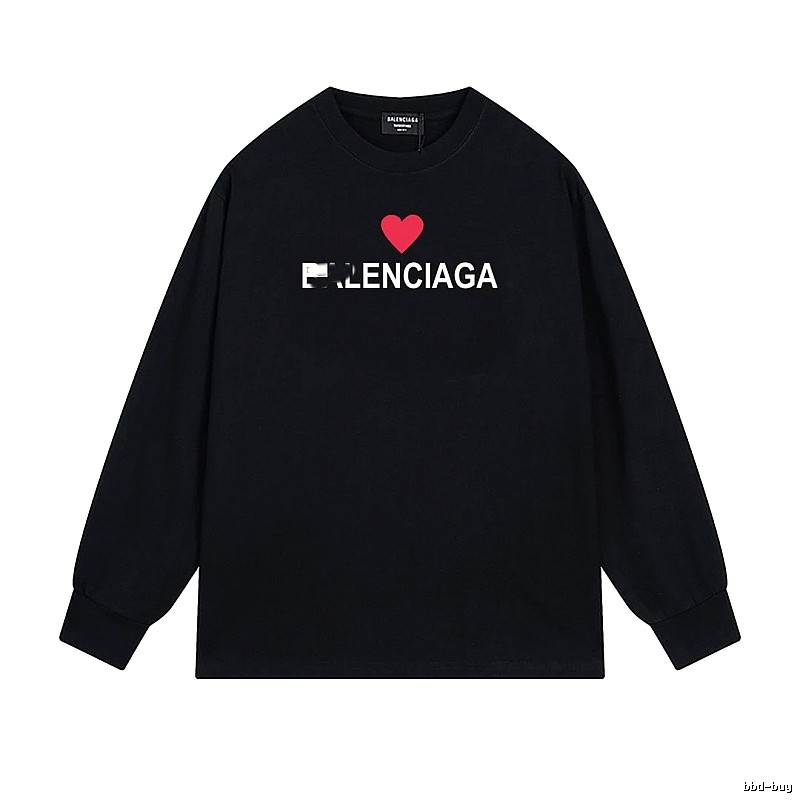 Balenciaga Love Simple Black T-shirt