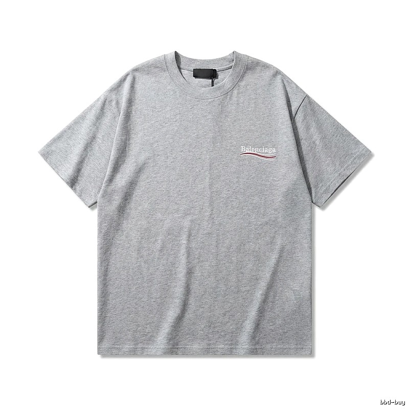 Balenciaga minimalist-style gray T-shirt