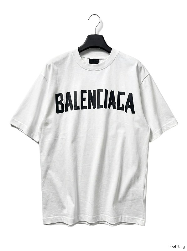 Balenciaga minimalist style white T-shirt