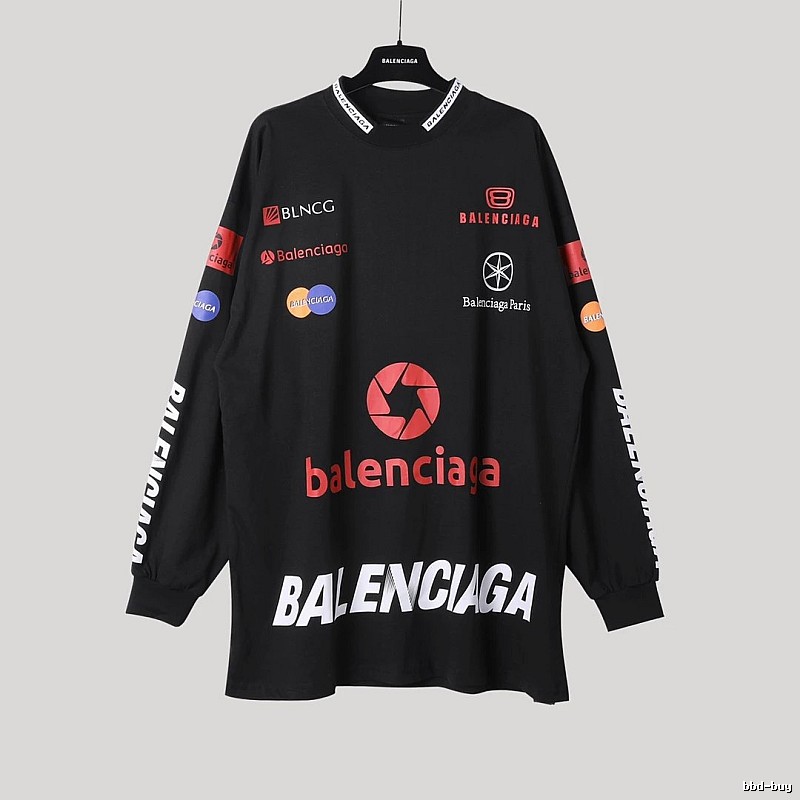 Balenciaga printed black sweatshirt