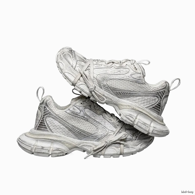 Balenciaga retro silver-gray sneakers