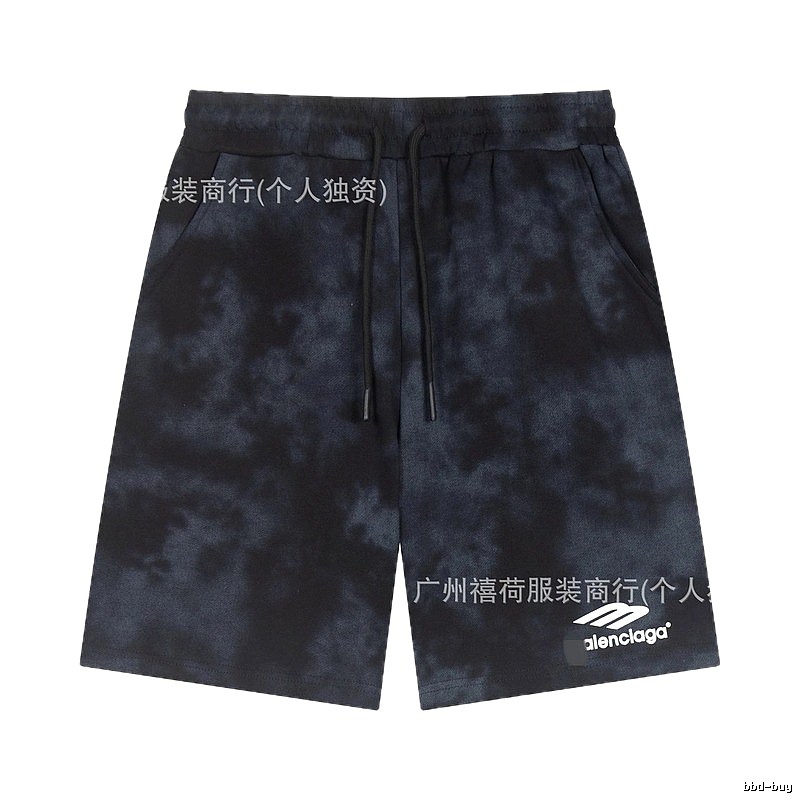 Balenciaga tie-dye style shorts