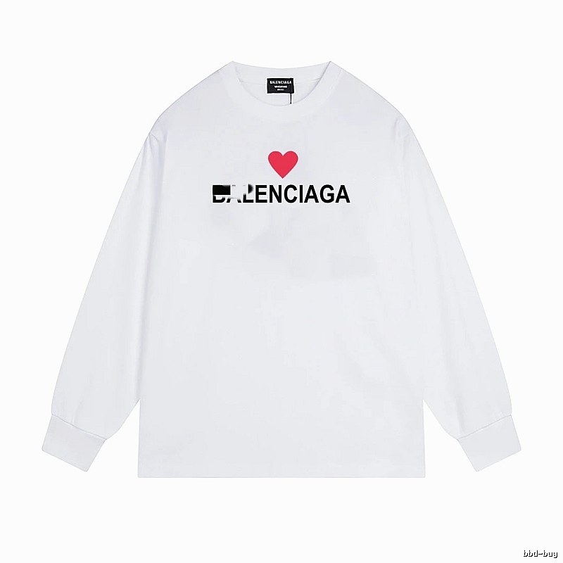 Balenciaga's simple white T-shirt with a heart design.