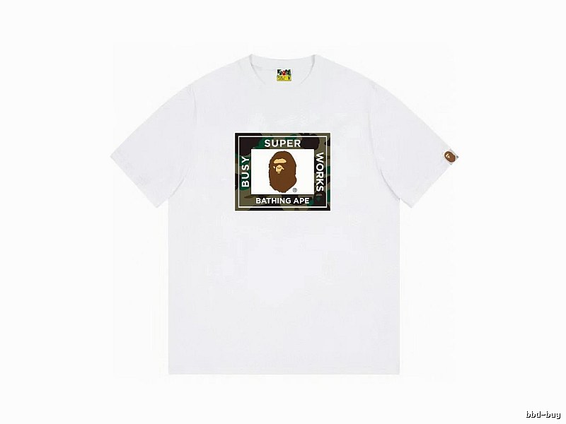 Bape Ape Head Camouflage Style Short-sleeve Shirt