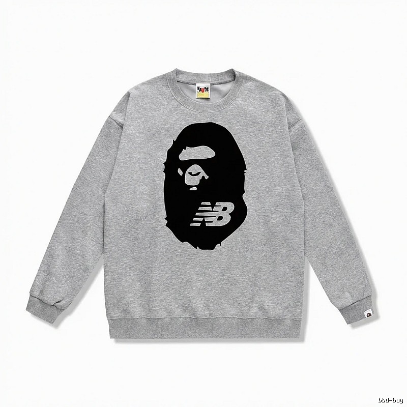 Bape Ape Head Grey Sweatshirt