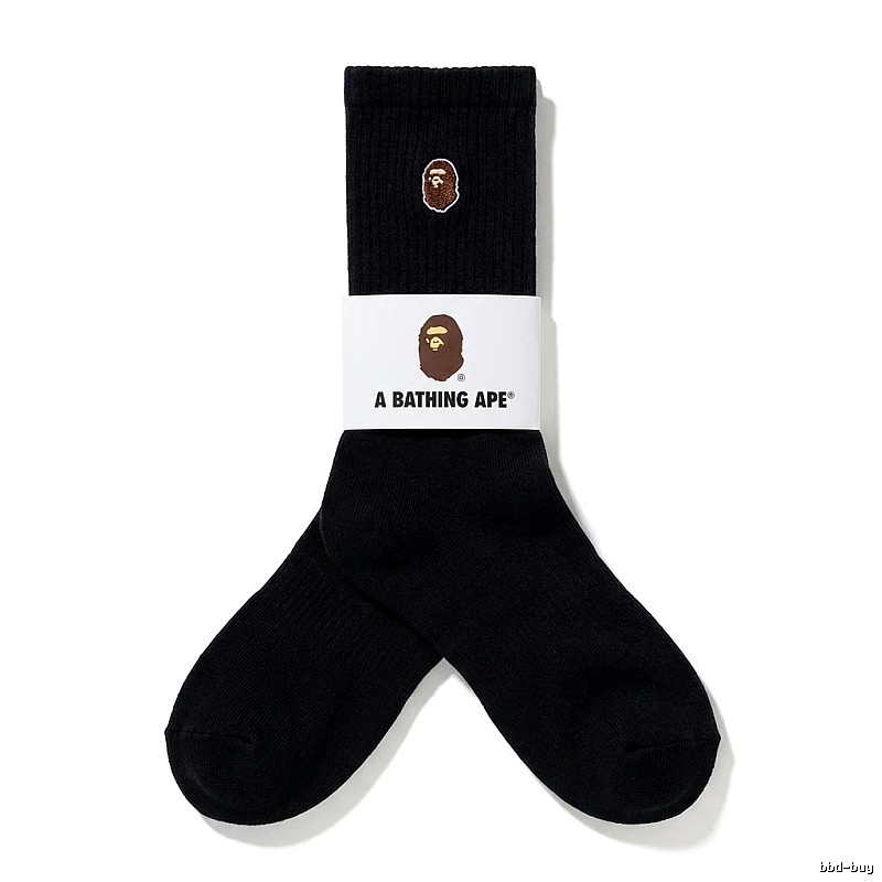 Bape Ape Head Trendy Black Socks