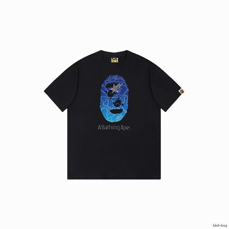 Bape Ape Head Trendy Cool Black T-shirt