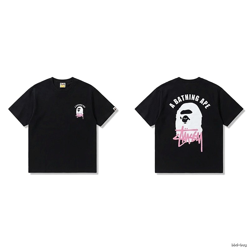 Bape Ape Head Trendy Cool Black T-shirt