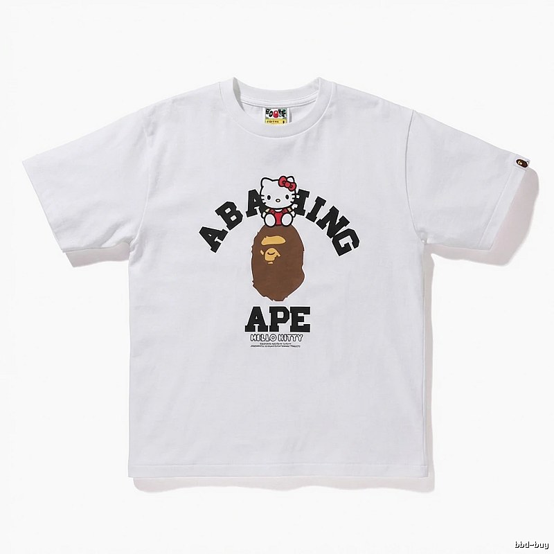 Bape Co-branded Cartoon White T-shirt