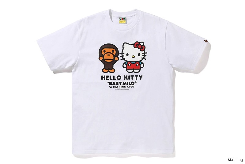 Bape co-branded cartoon white T-shirt