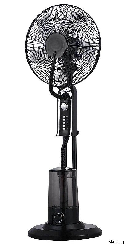 Bladeless Pedestal Cooling Fan For Room Airflow 18-inch Mechanical Control eu Plug