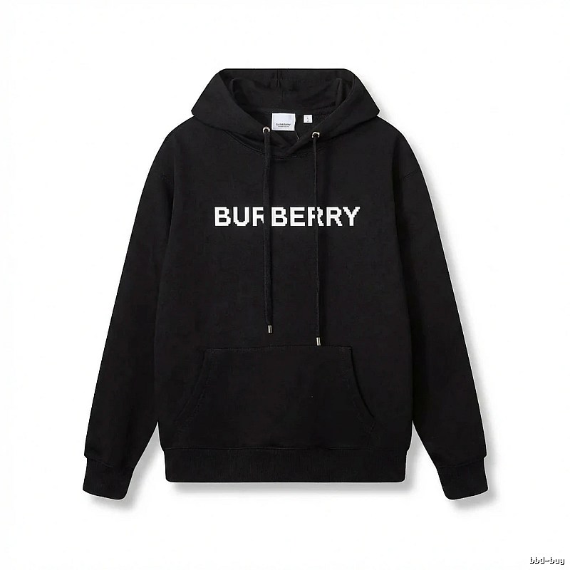 Burberry pixel-style black sweatshirt