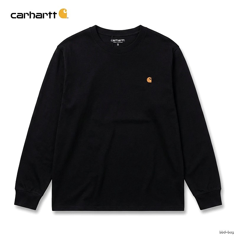 Carhartt basic black long-sleeve shirt