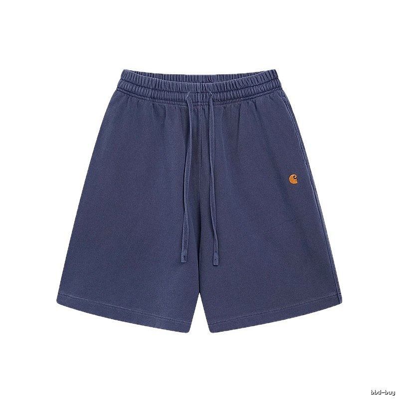 Carhartt Classic Embroidered Workwear Style Navy Blue Shorts