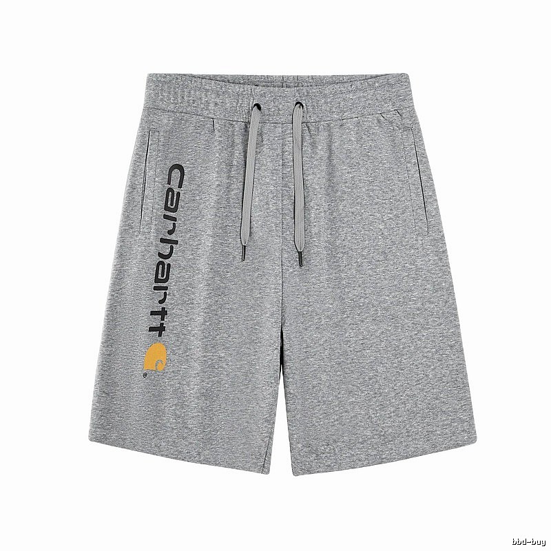 Carhartt Letter Print Casual Gray Shorts