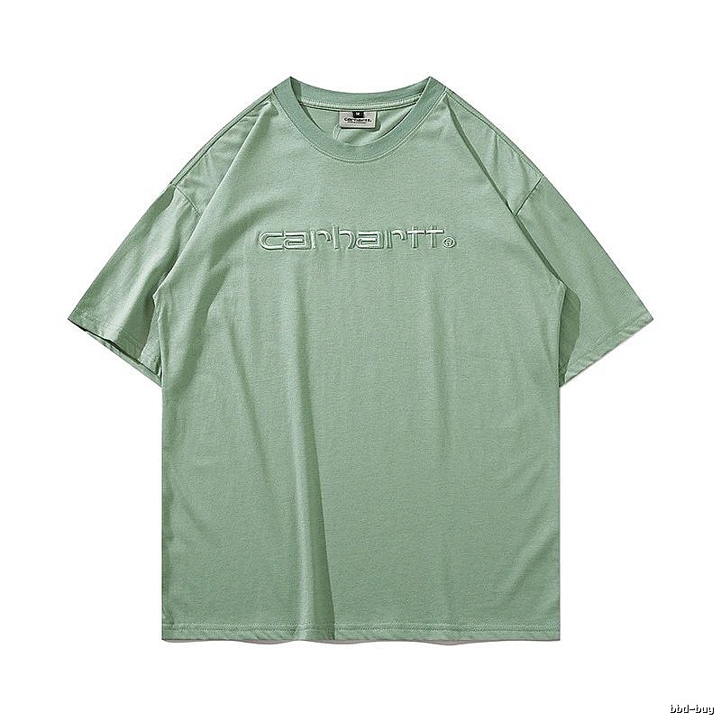 Carhartt Travel Logo T-shirt Light Blue Subtle with Modern Look