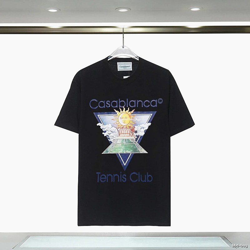 Casablanca retro style black T-shirt
