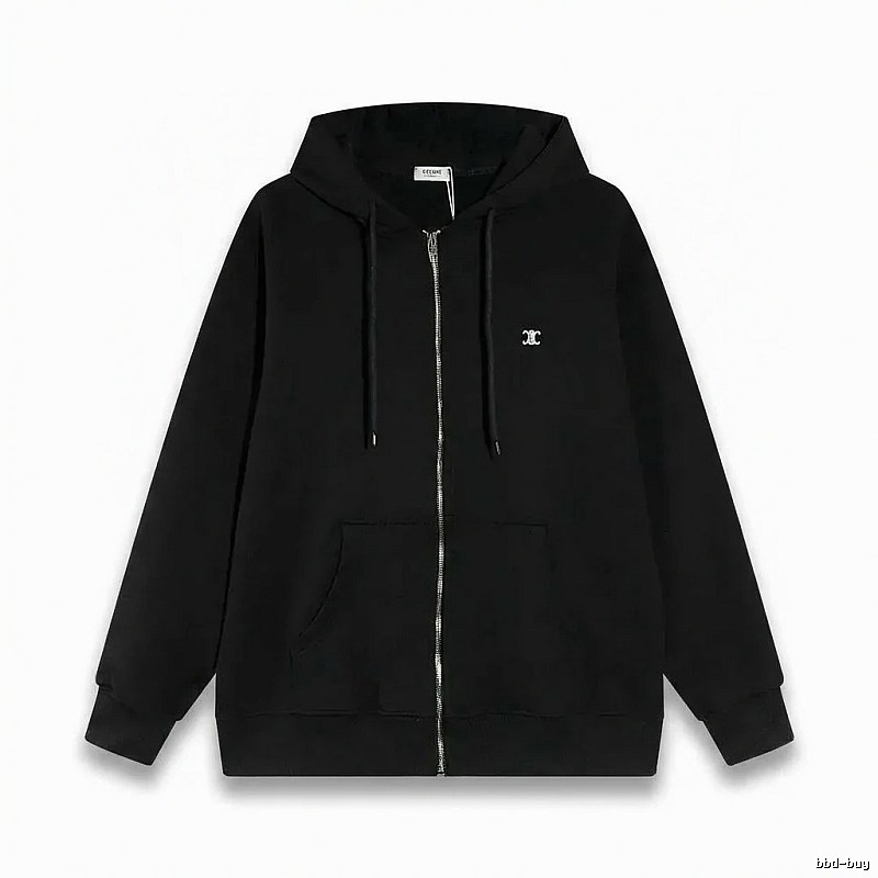 CELINE's classic black hoodie