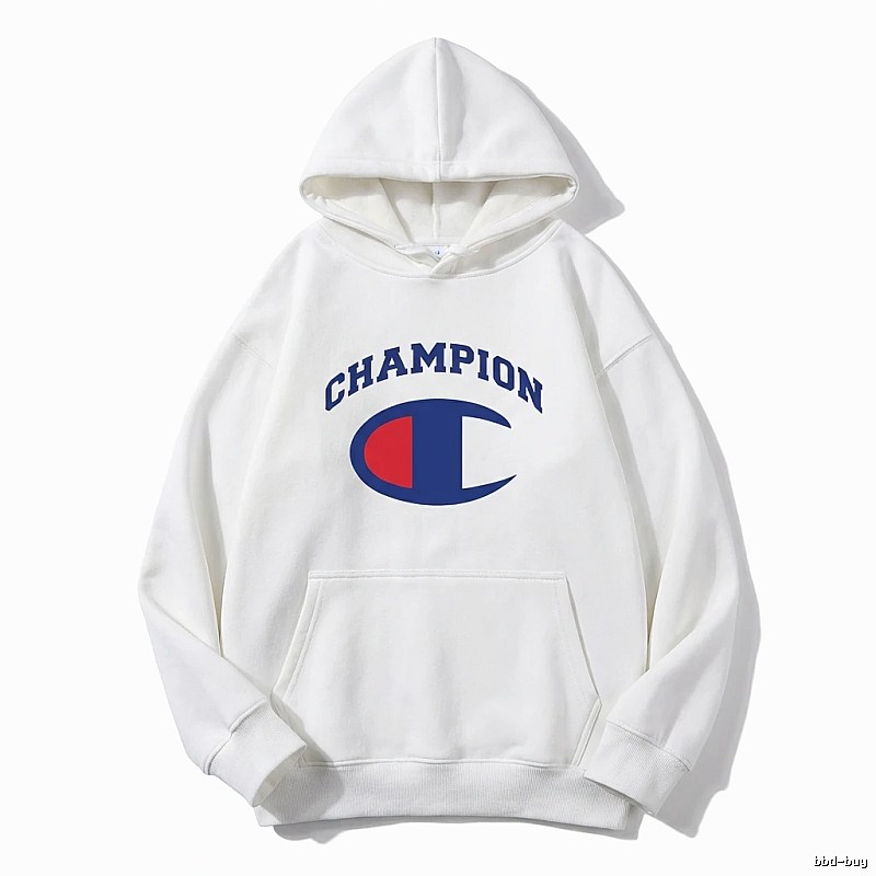 Champion classic white hoodie.