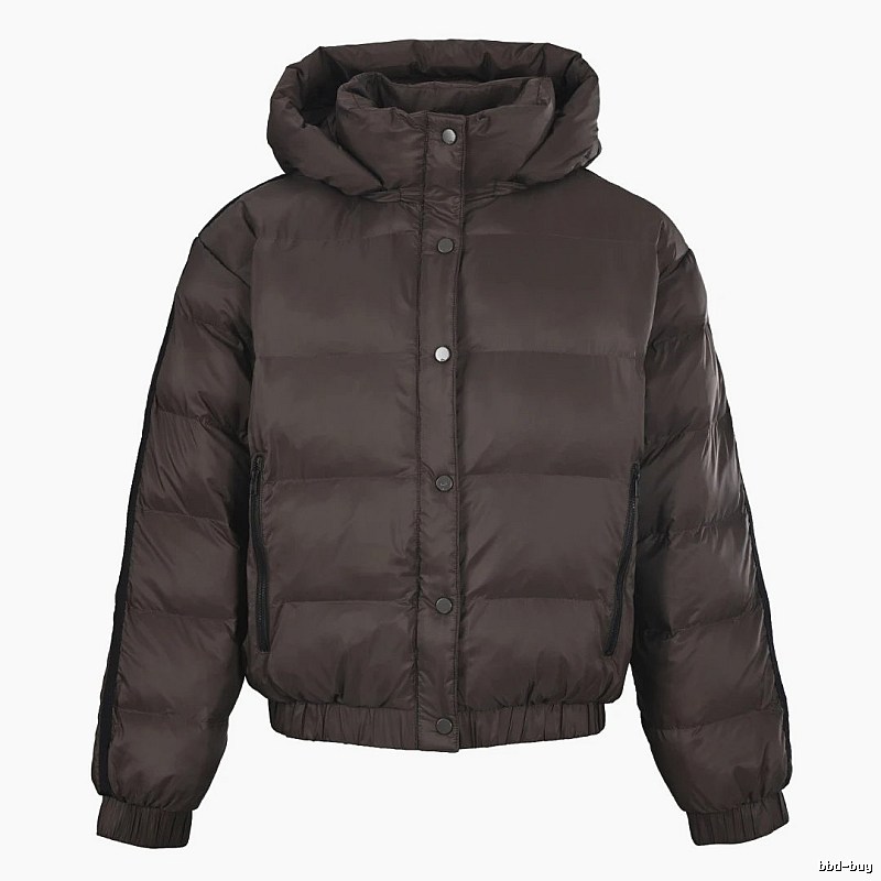 Chocolate Brown Hooded Puffer Jacket - Independent Style Winter