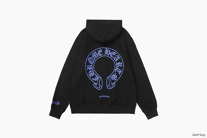 Chrome Hearts 2088-97 Black Cross Graphic Hoodie Downtown Style