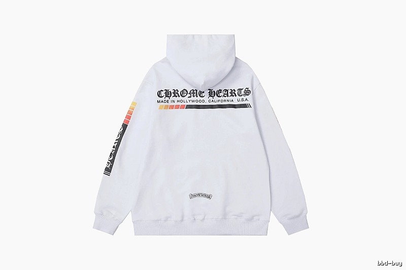 Chrome Hearts 2089-36 White Cross Graphic Hoodie Smart Casual