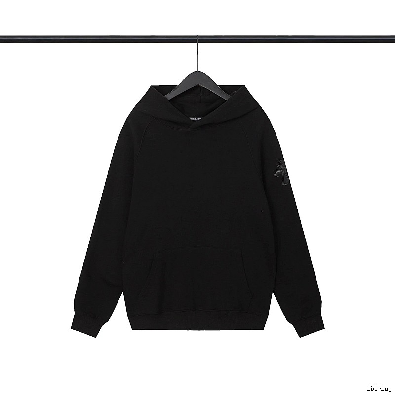 Chrome Hearts 2089-83 Black Cross Graphic Hoodie Active Casual