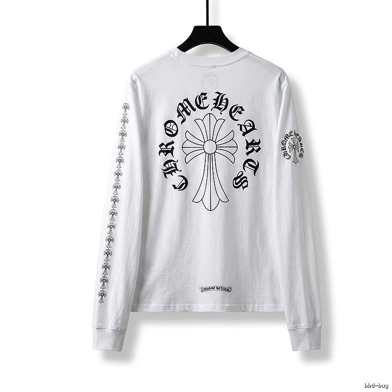 Chrome Hearts Cross Dark Style White T-shirt