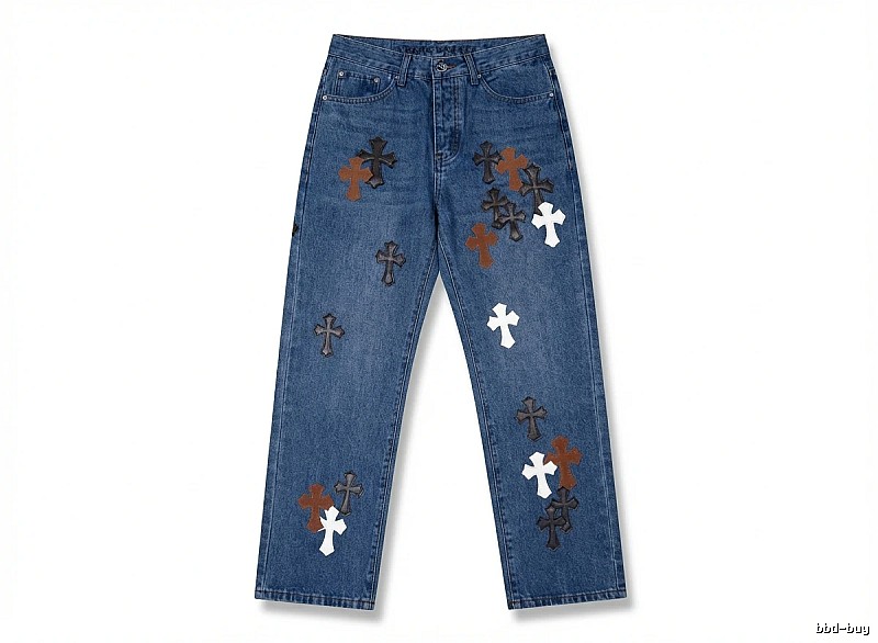 Chrome Hearts Cross Denim Pants