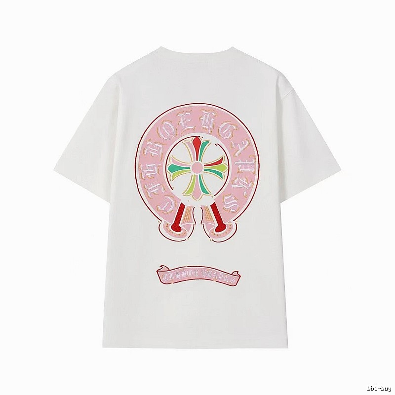 Chrome Hearts Cross Print Street Style Off-white T-Shirt