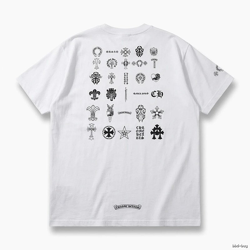 Chrome Hearts Dark Style White T-shirt