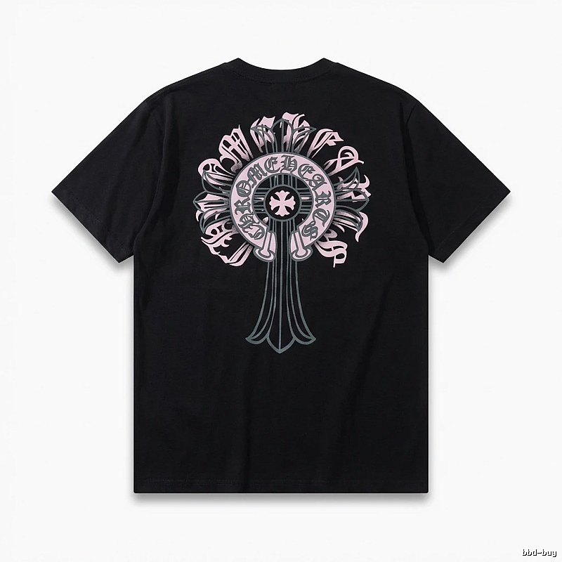 Chrome Hearts Gothic Style Black T-shirt