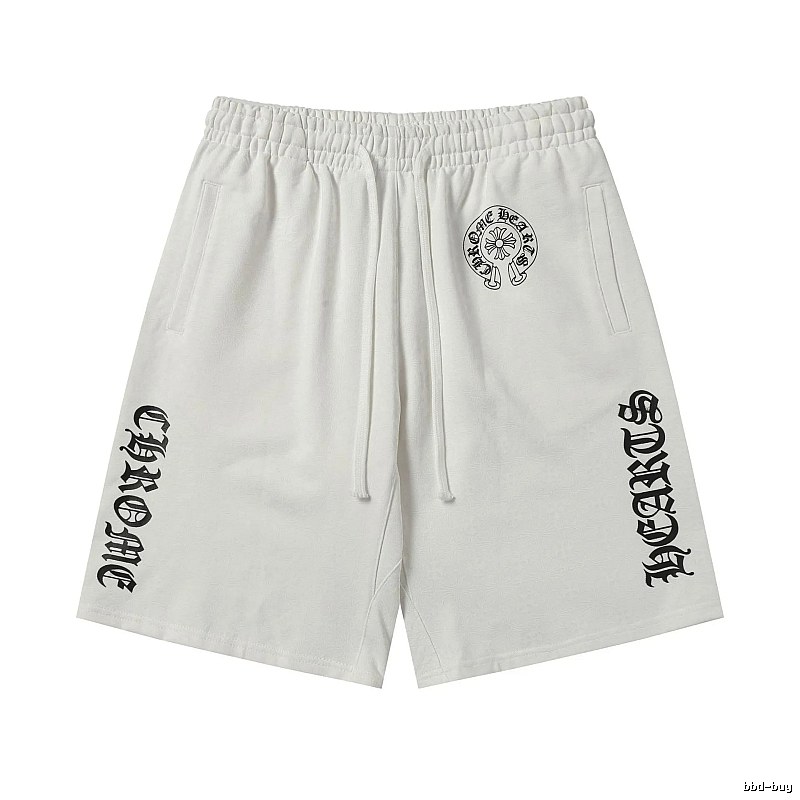 Chrome Hearts trendy and cool white shorts