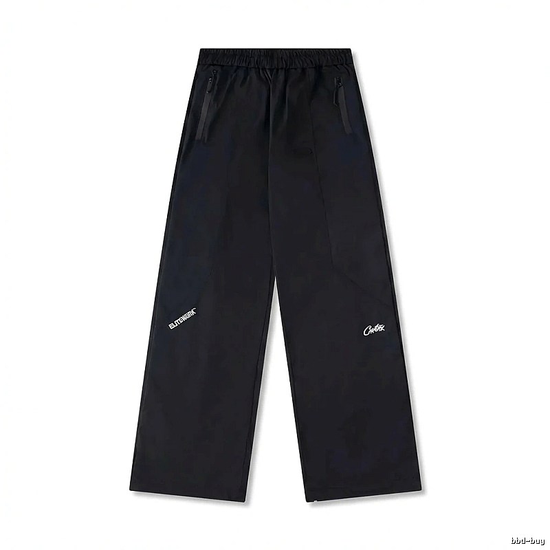Corteiz Elite Series Trendy and Cool Style Black Long Pants