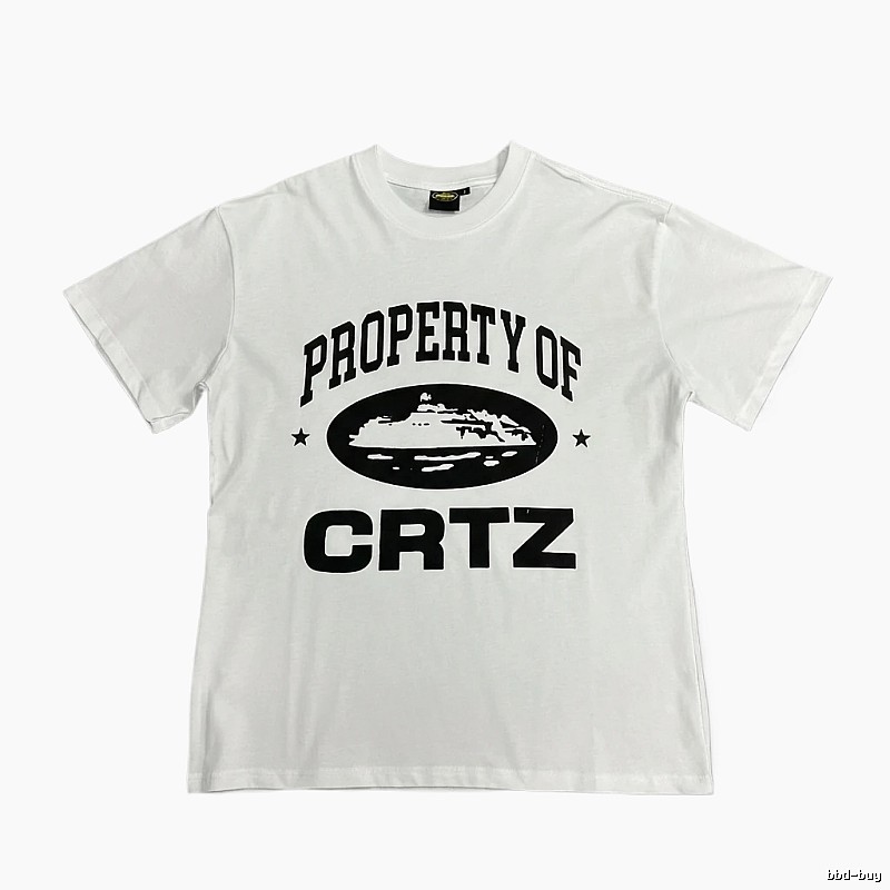 Corteiz letter - printed white T - shirt