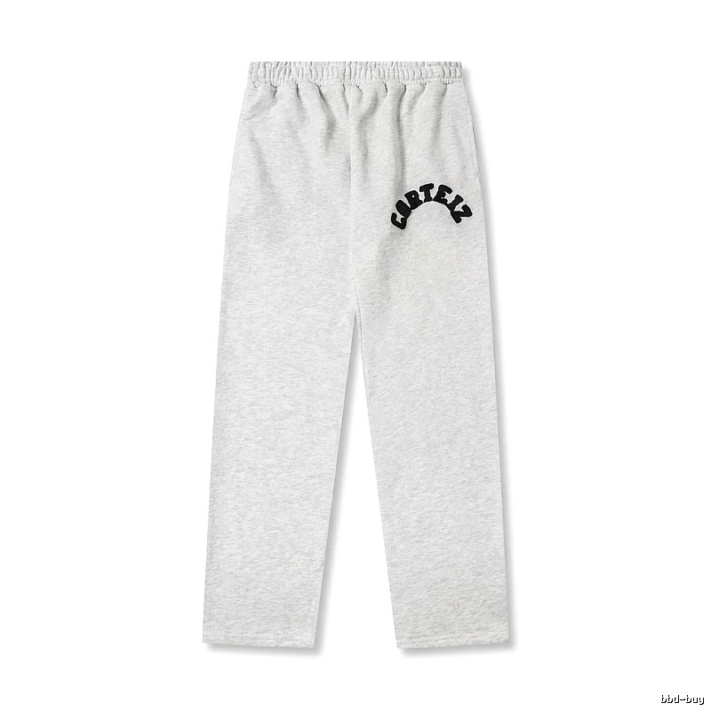 Corteiz minimalist light gray sweatpants