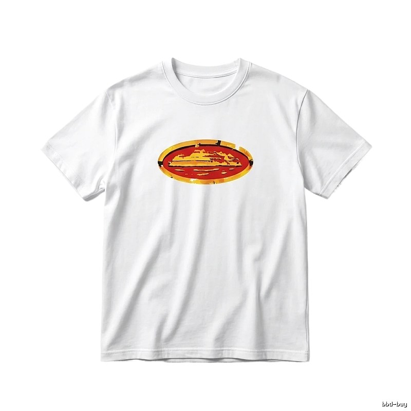 Corteiz Printed Trendy Brand White T-shirt