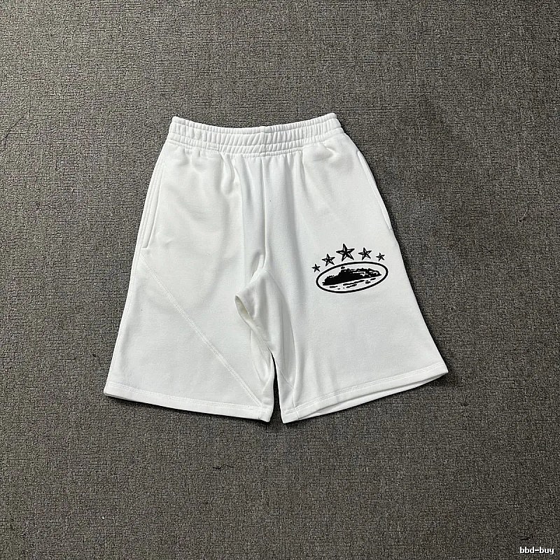Corteiz star - printed white shorts