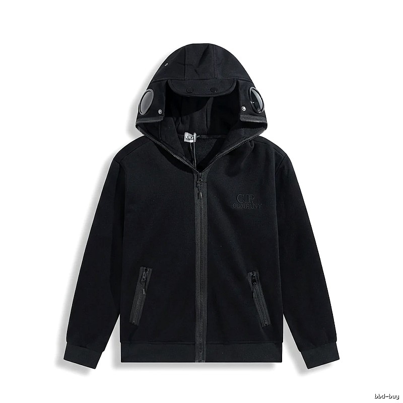 C.P. Functional Style Black Hoodie