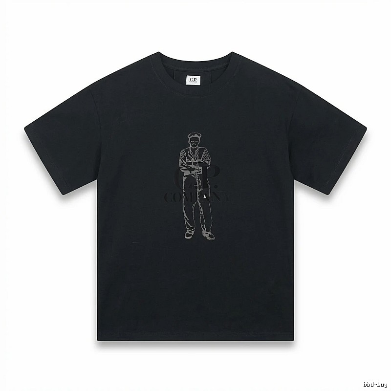 C.P. retro style black T-shirt