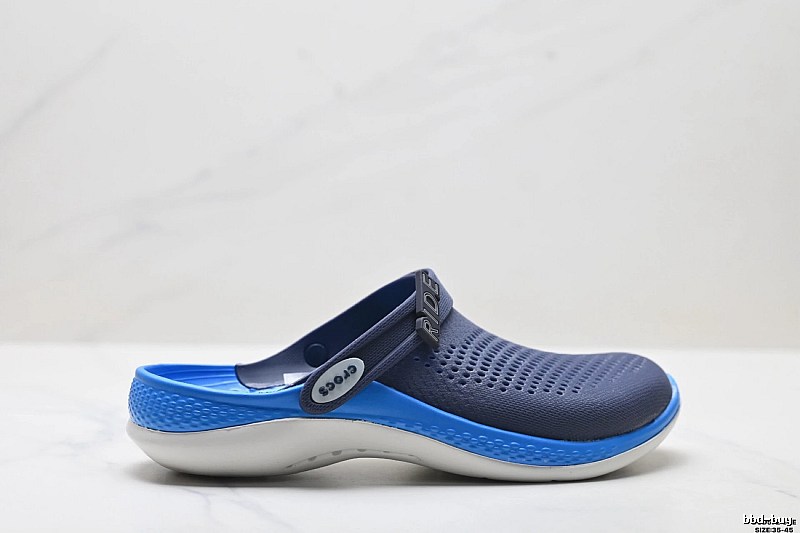 Crocs Clogs Casual Style Blue and White