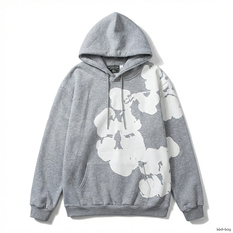 DENIM TEARS Graffiti Grey Hoodie