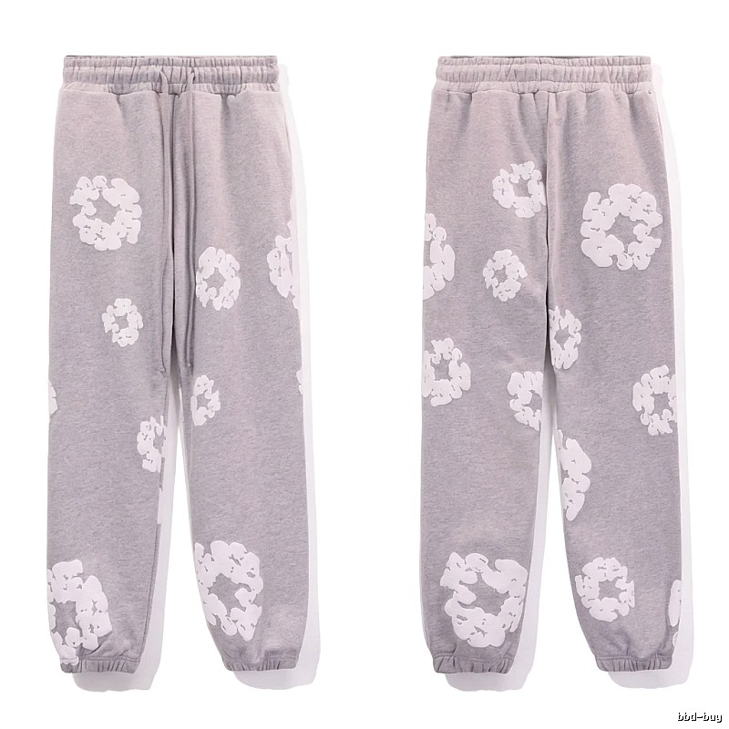 DENIM TEARS Printed Casual Grey Pants
