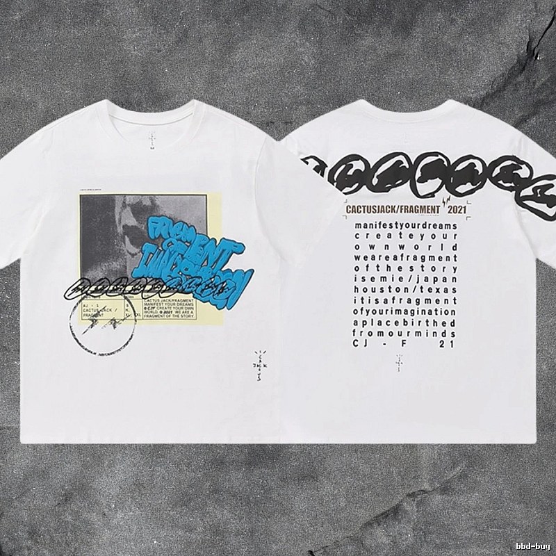 Denim Tears White Graphic T-Shirt Poolside Style
