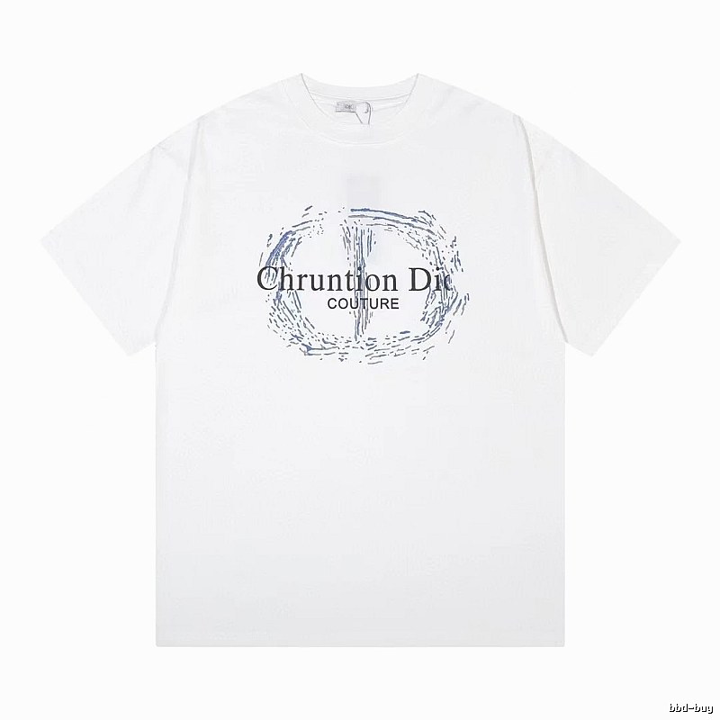 Dior Couture Trendy Style White Short-sleeve T-shirt