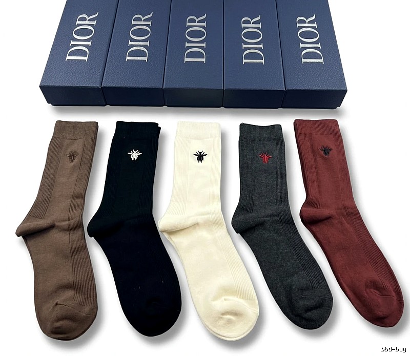 Dior embroidered fashion socks