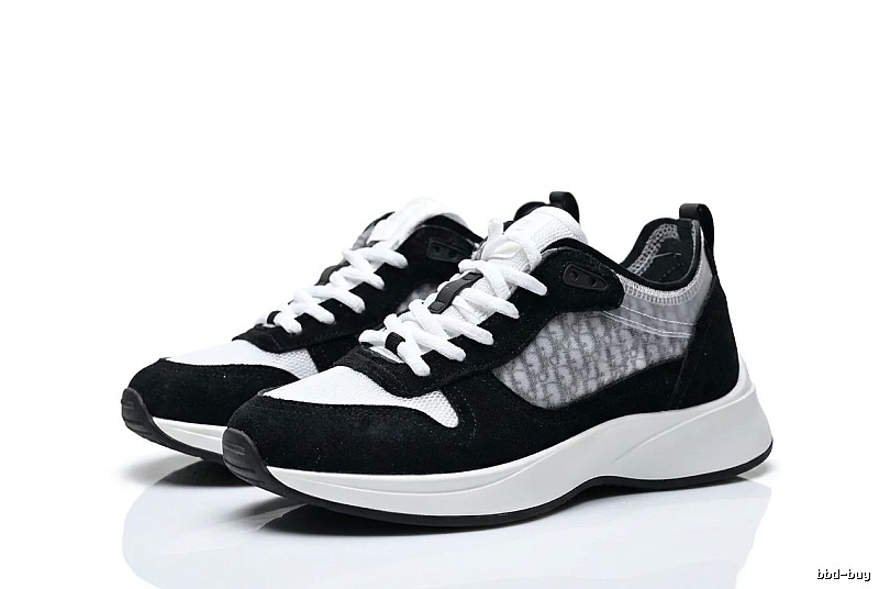 Dior retro black-and-white sports shoes
