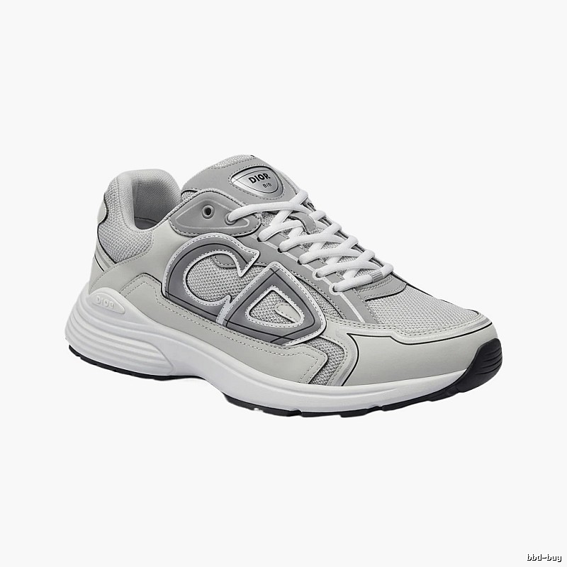 Dior retro-style gray and white sports shoes