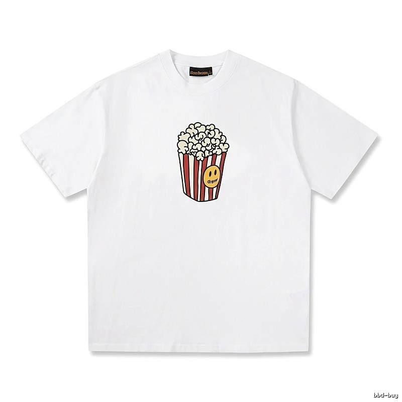 DREW Popcorn Print White T-shirt
